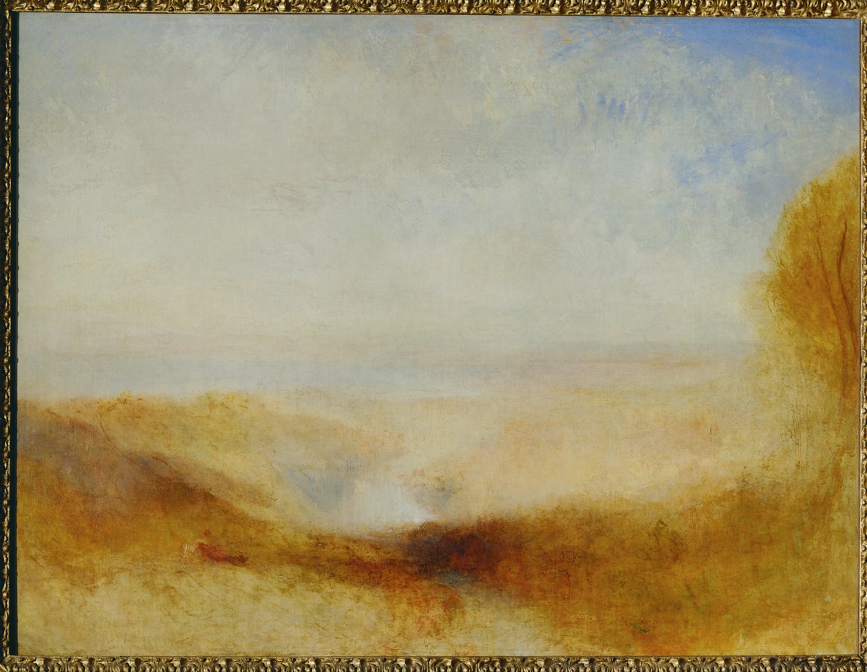 Maisema, jossa on joki ja lahti kaukana ... tekijältä William (1789 1862) Turner