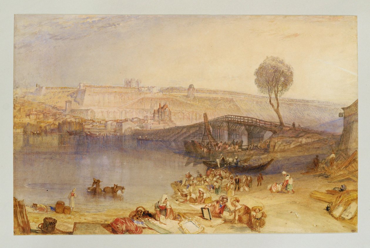 Näkymä St. Germain-en-Layen linnaan ... tekijältä William (1789-1862) Turner