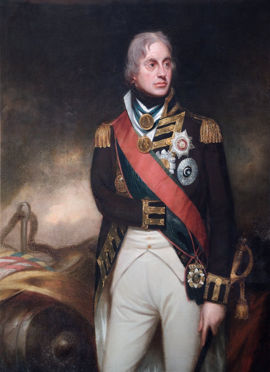 Horatio, varakreivi Nelson, n. 1806 (öljy kankaalle) tekijältä William (after) Beechey