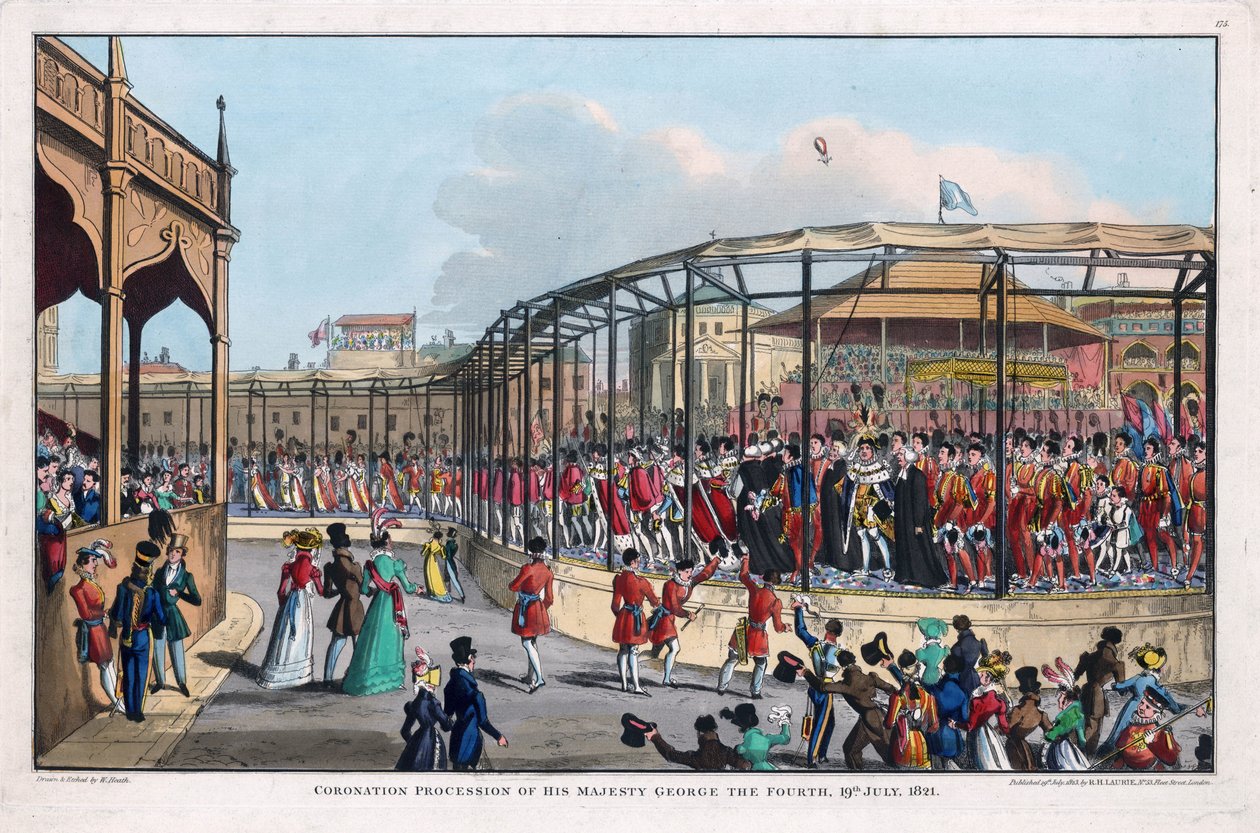 George IV:n (1762-1830) kruunauskulkue, St James