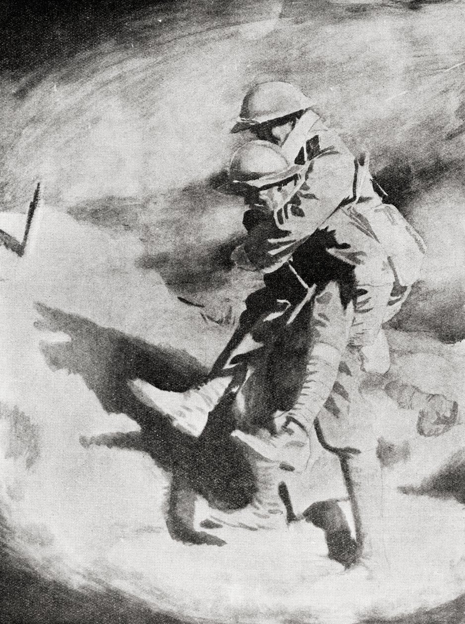 Poilu ja Tommy Sir William Orpenin maalauksen mukaan. tekijältä William (after) Orpen