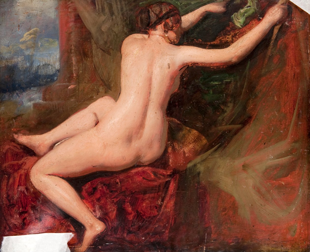 Nainen alaston tekijältä William (manner of) Etty