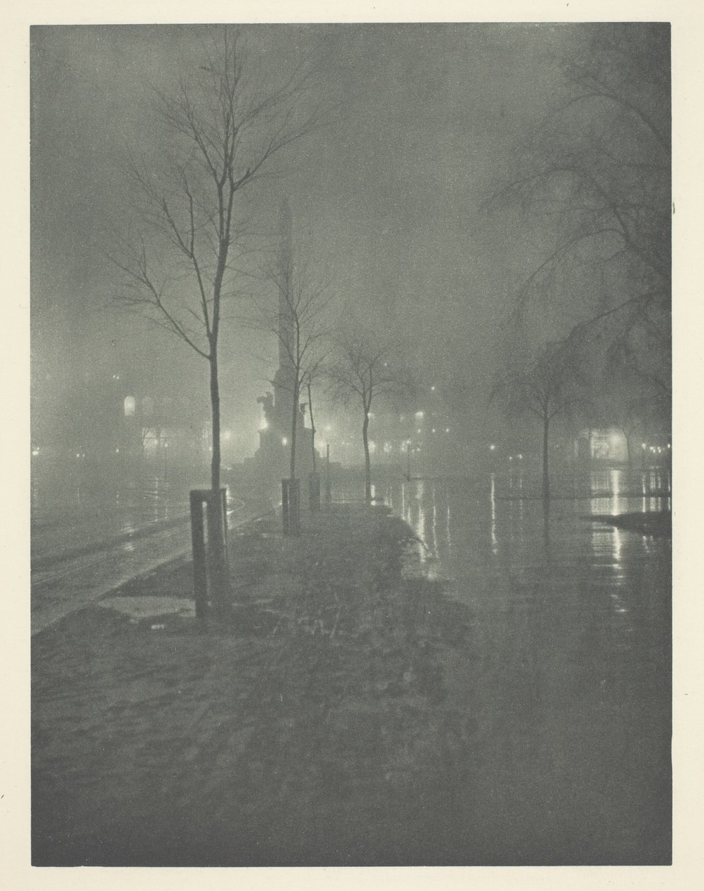 Märkä yö, Columbus Circle, New York tekijältä William A. Fraser