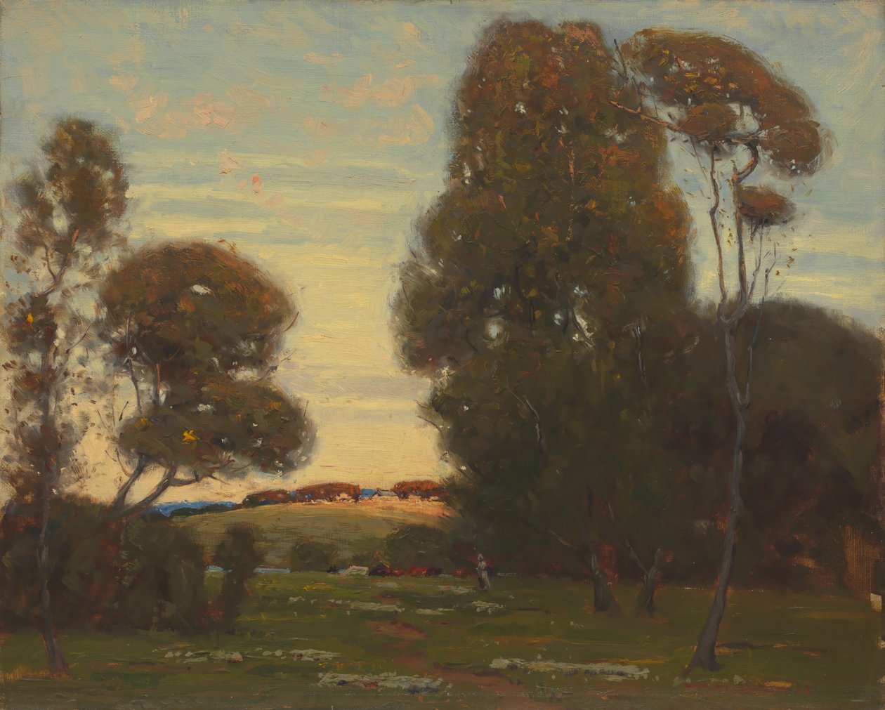 Nimetön ranskalainen maisema, 1905. tekijältä William A. Harper