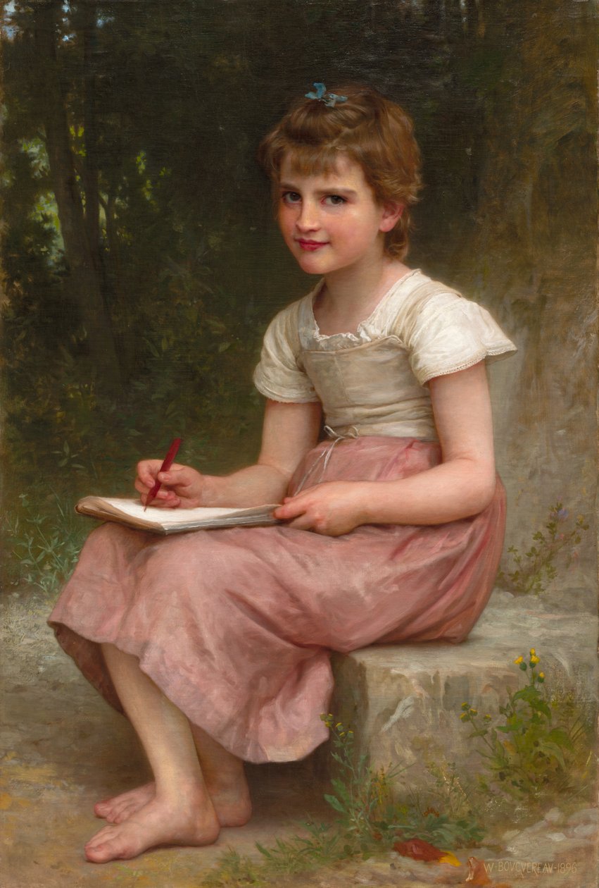 Kutsumus, 1896. tekijältä William Adolphe Bouguereau