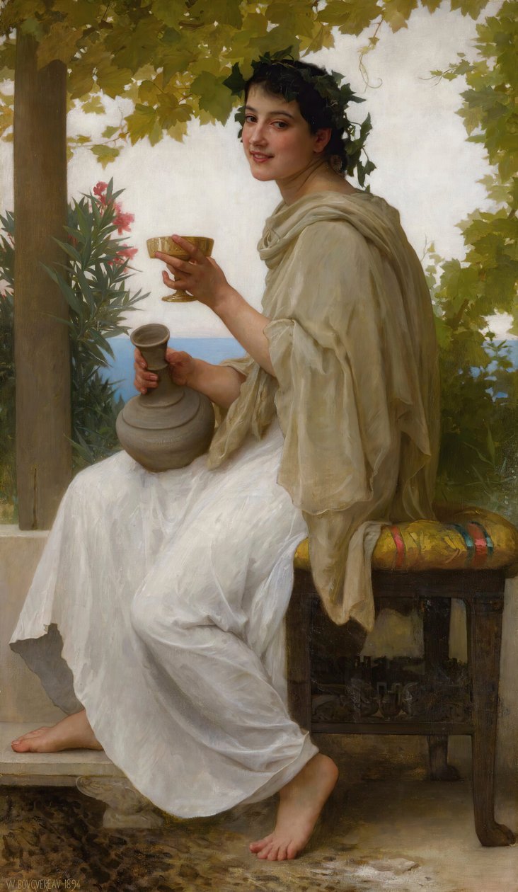 Bacchante tekijältä William Adolphe Bouguereau