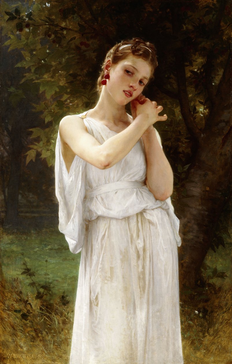 Korvakorut, 1891 tekijältä William Adolphe Bouguereau
