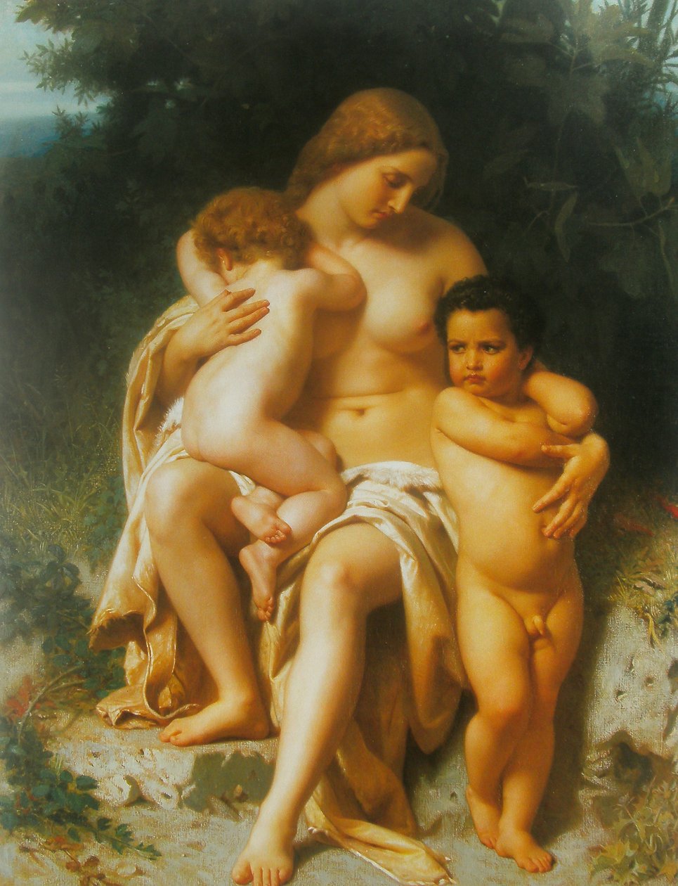 Ranskalainen:  Première discorde Ensimmäinen riita tekijältä William Adolphe Bouguereau