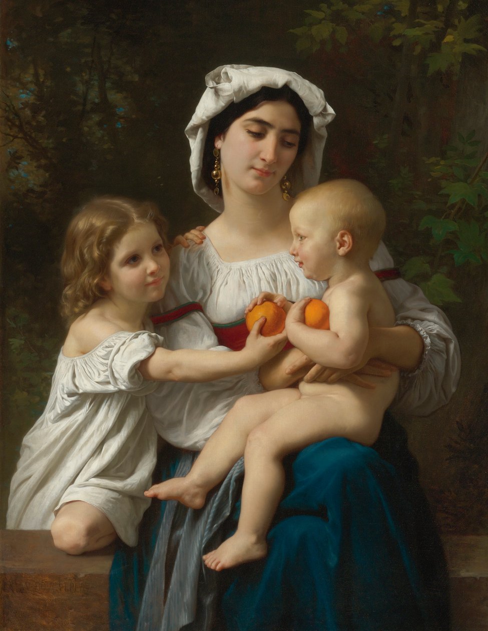 Les Oranges tekijältä William Adolphe Bouguereau