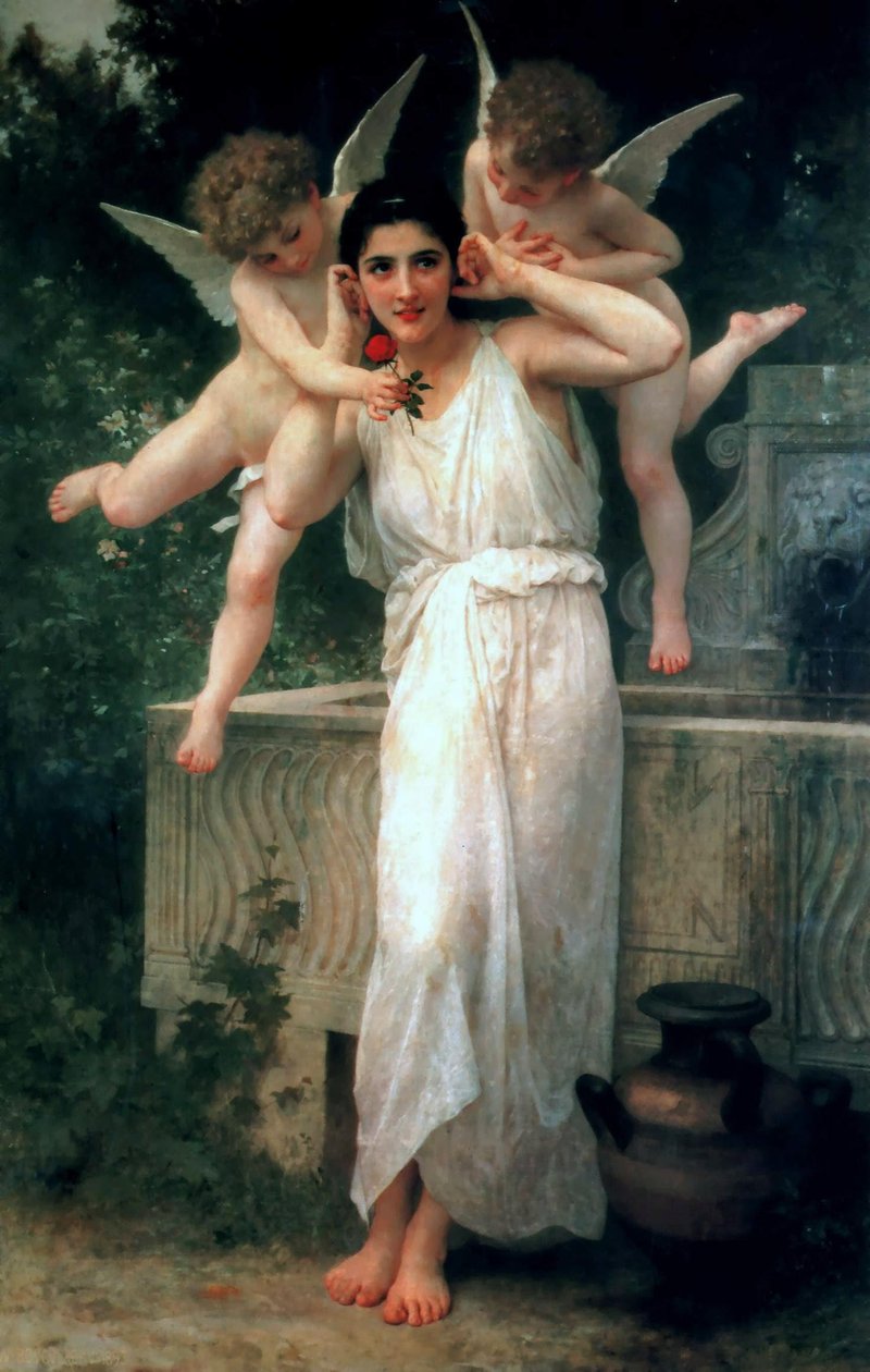 Sydämen herääminen tekijältä William Adolphe Bouguereau