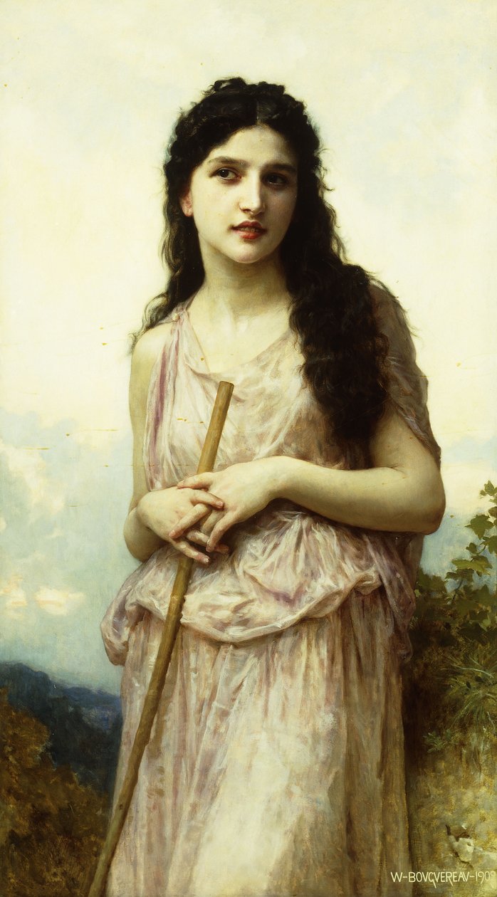 Meditaatio, 1902 tekijältä William Adolphe Bouguereau