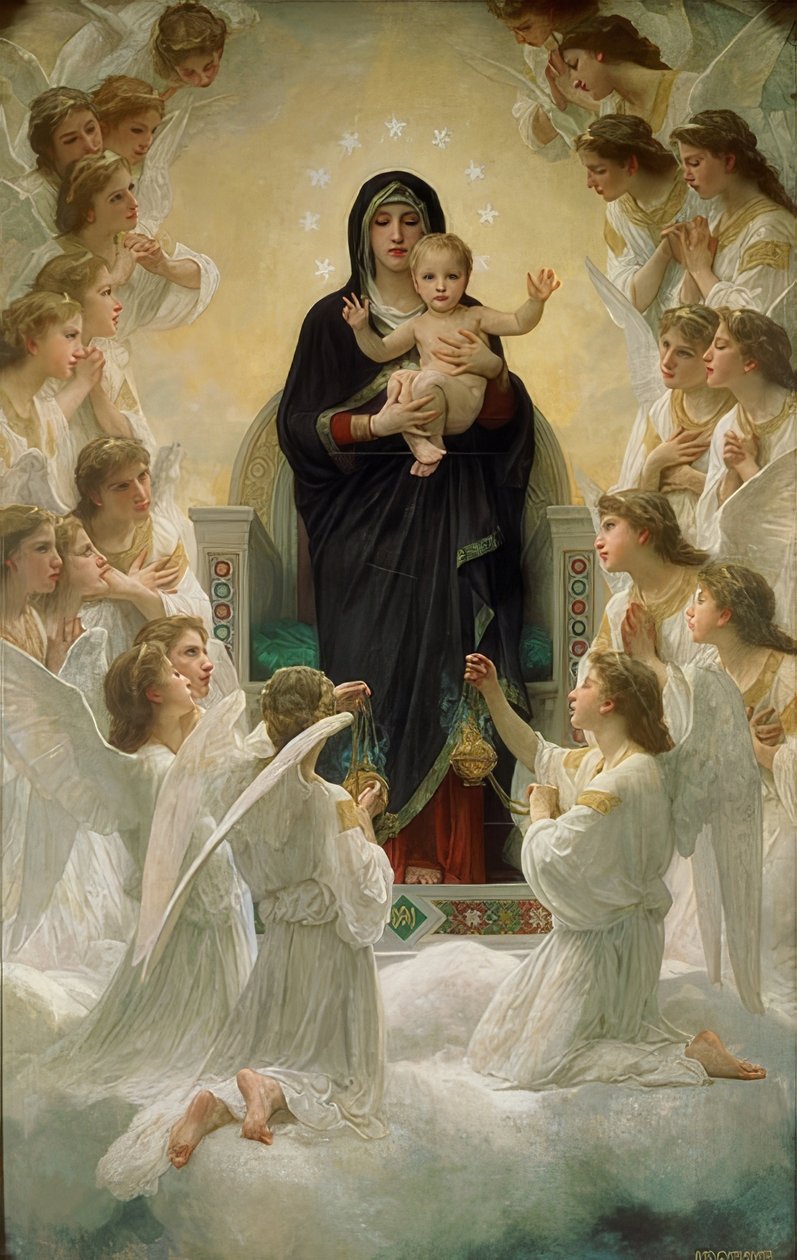 Regina Angelorum. 1900 tekijältä William Adolphe Bouguereau