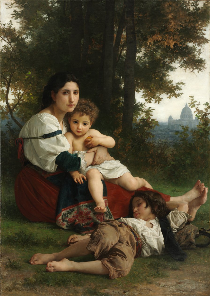 Lepo, 1879. tekijältä William Adolphe Bouguereau