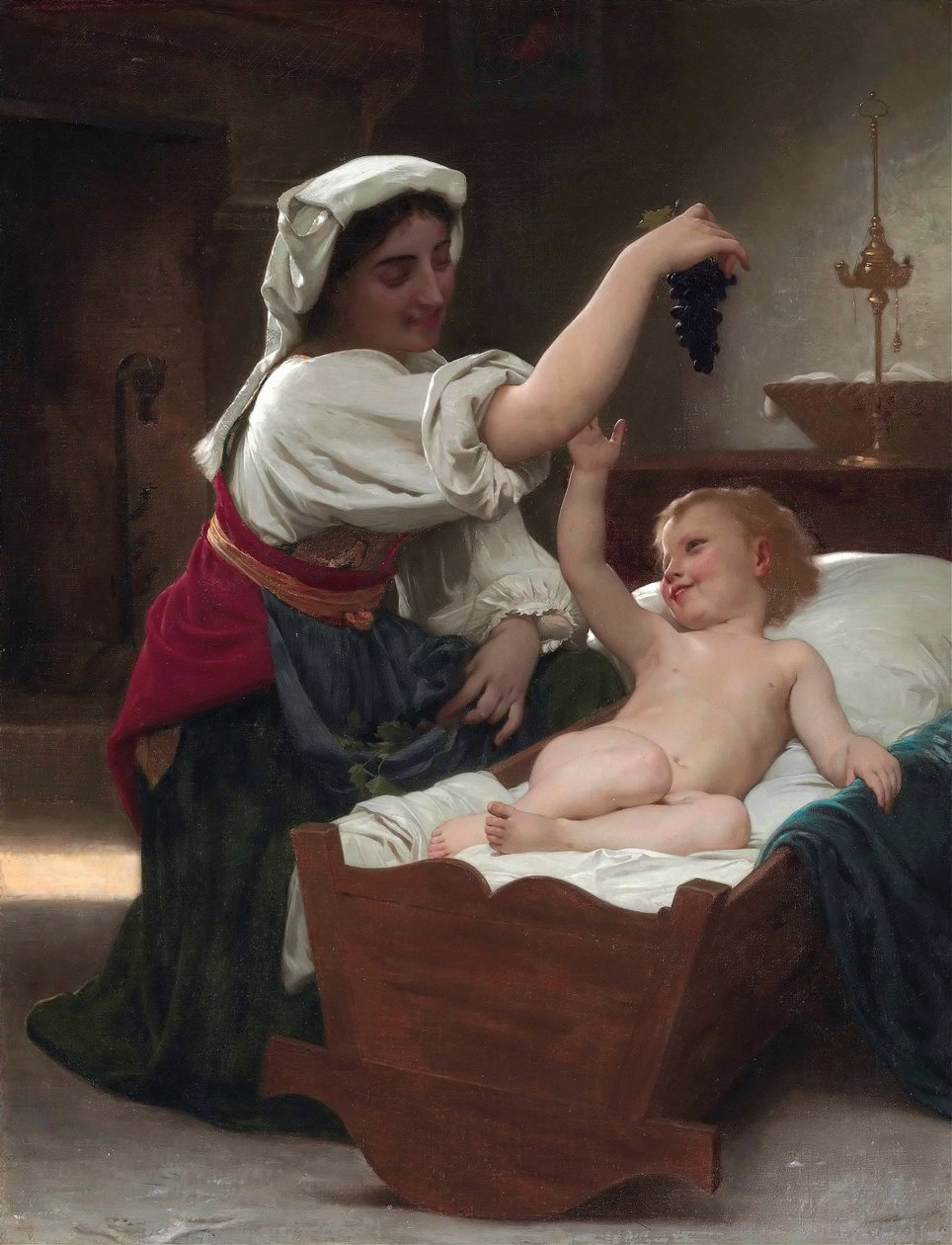 Rypäleterttu tekijältä William Adolphe Bouguereau