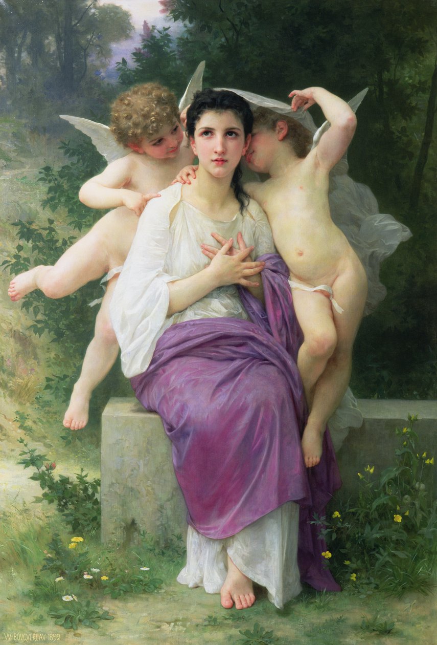 Sydämen herääminen, 1892 tekijältä William Adolphe Bouguereau