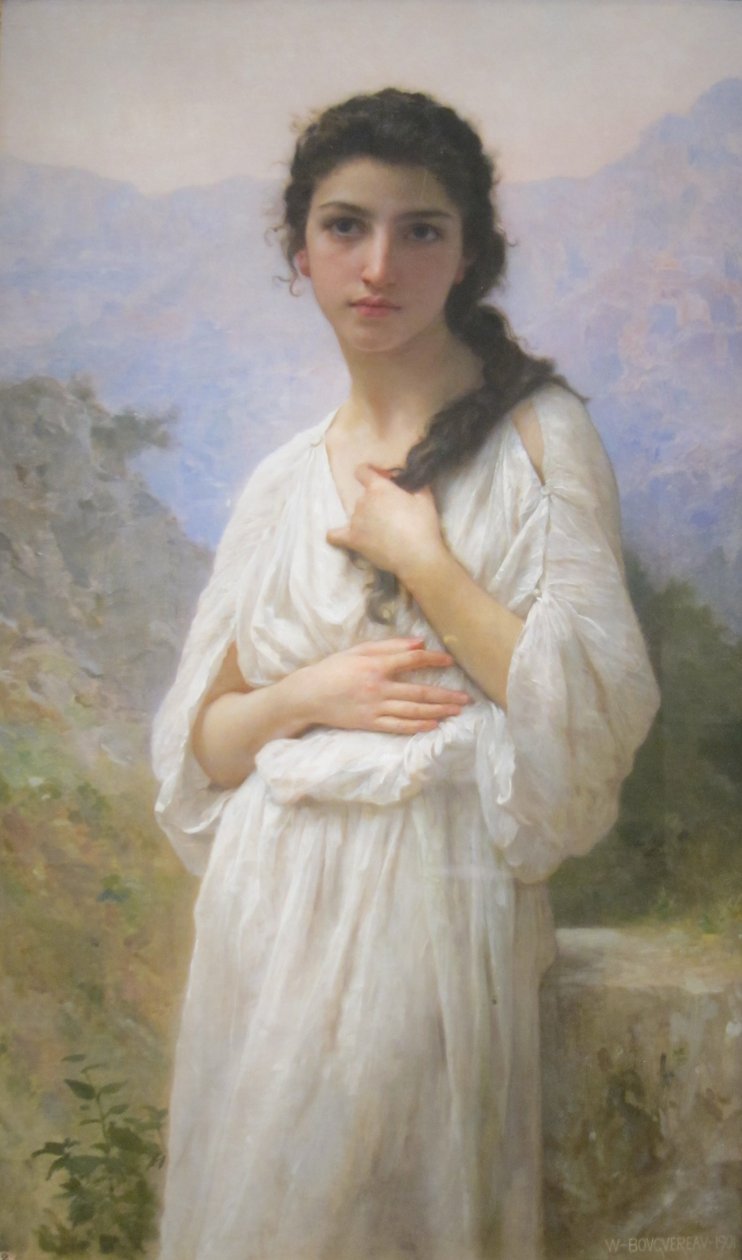 Meditaatio tekijältä William Adolphe Bouguereau