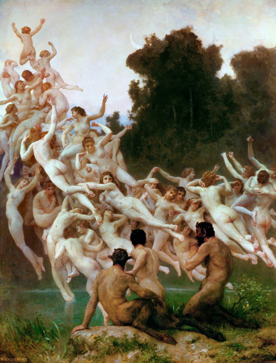 Oreads Les Oréades tekijältä William Adolphe Bouguereau