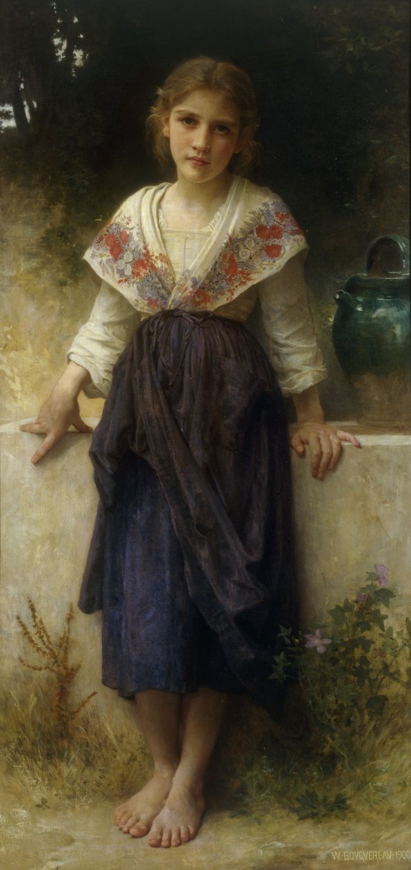 Hetki lepoa, 1900 tekijältä William Adolphe Bouguereau