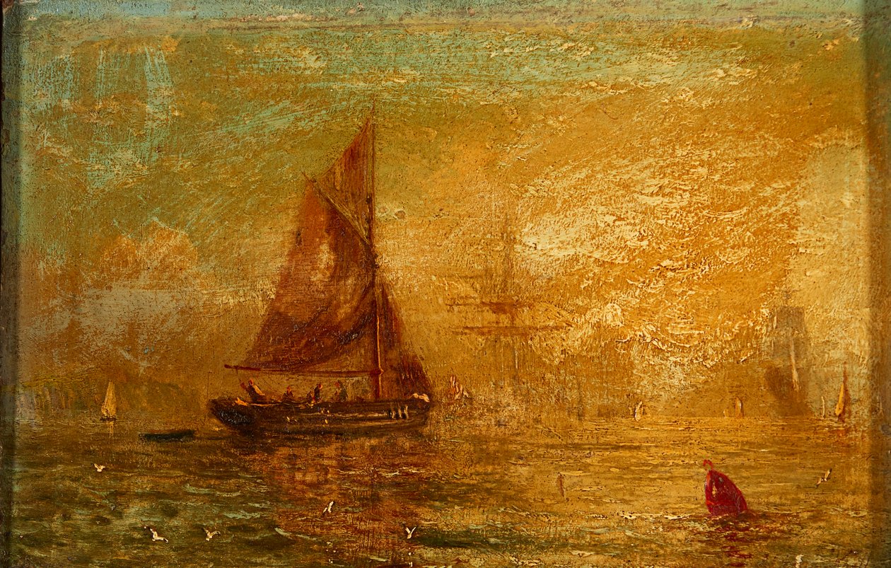 Soutu ulos (öljy laivalla) tekijältä William Adolphus Knell