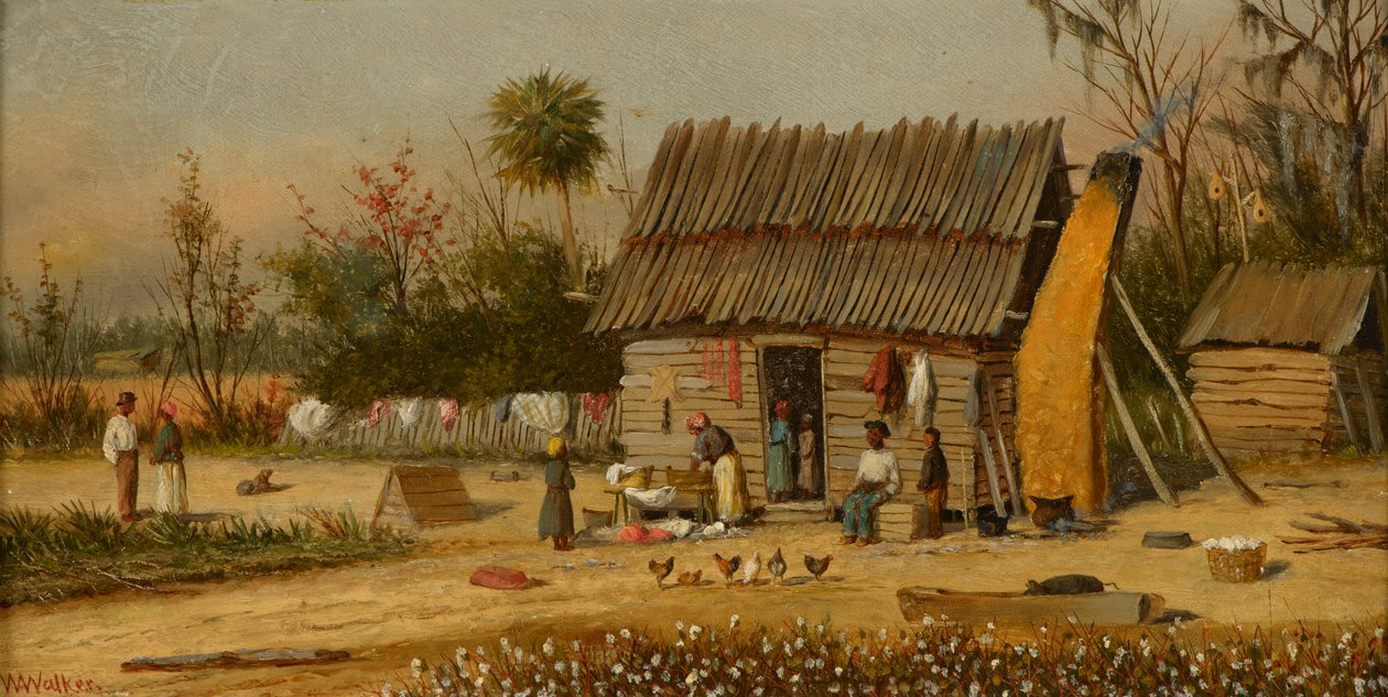 Pesupäivä, n.1890 (öljy akatemiapahville) tekijältä William Aiken Walker