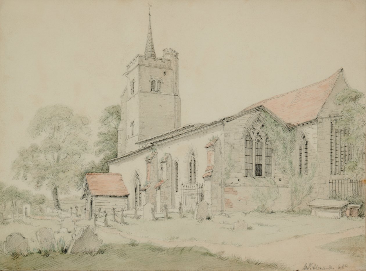 Aldenhamin kirkko, Hertfordshire tekijältä William Alexander