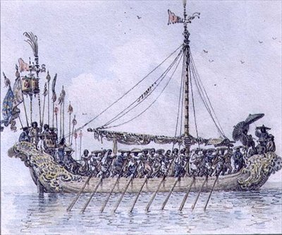 Chinese Galey (akvarelli) tekijältä William Alexander