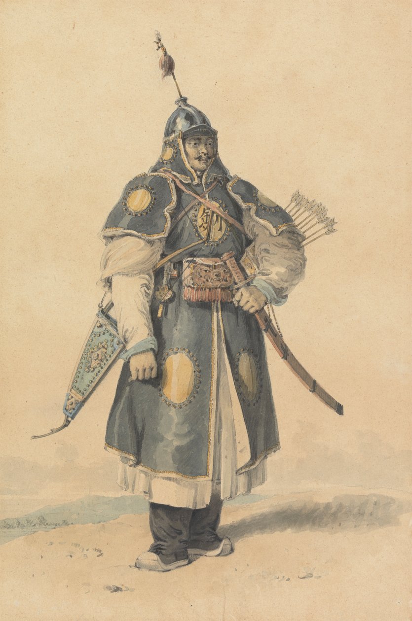 Kiinalaisen sotilaan muotokuva tekijältä William Alexander