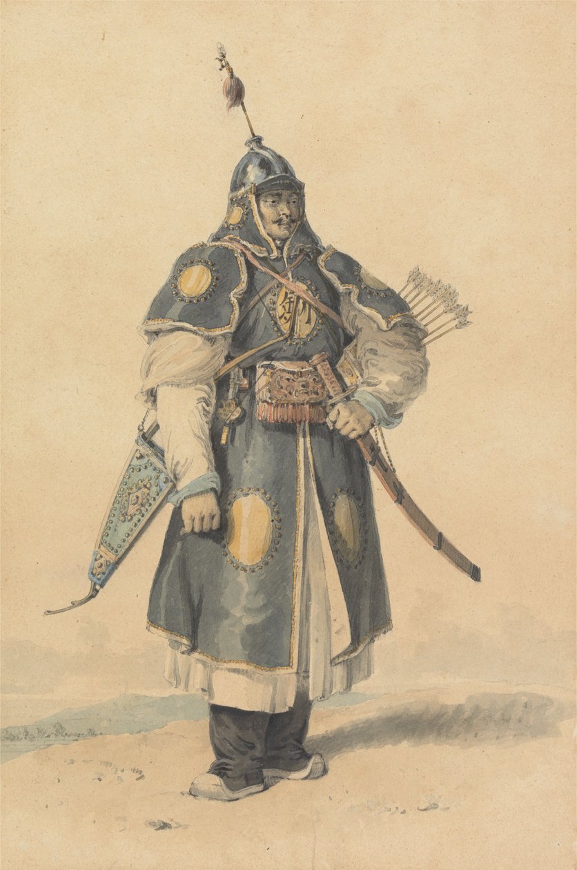 Kiinalaisen sotilaan muotokuva tekijältä William Alexander