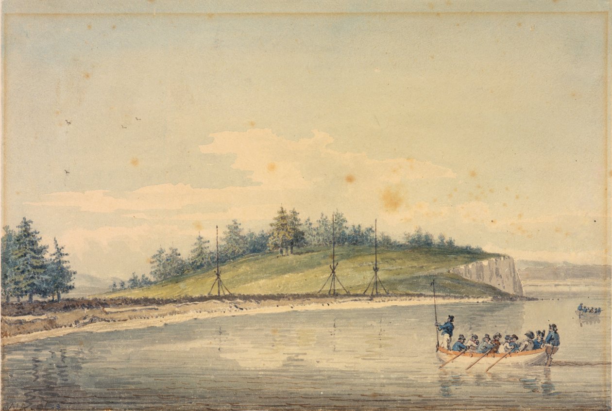 Merkittävät tuetut pylväät Port Townsendissa, Georgianlahdella tekijältä William Alexander