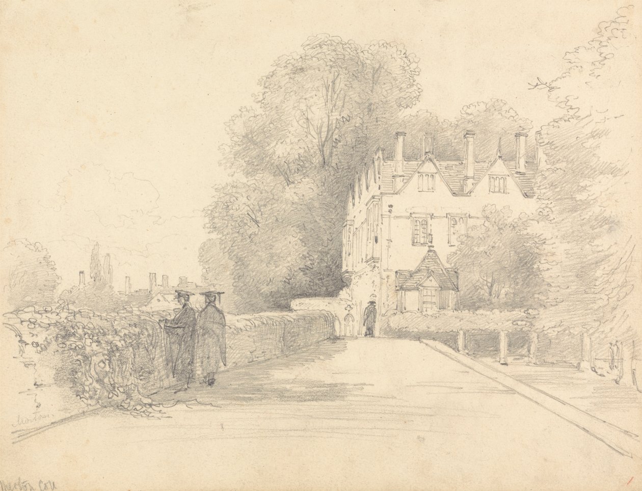 Merton College, Oxford tekijältä William Alfred Delamotte