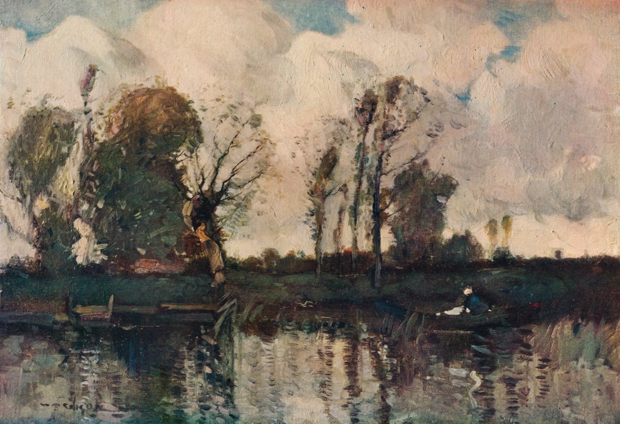 "The Banks of the Loir", 1900 tekijältä William Alfred Gibson