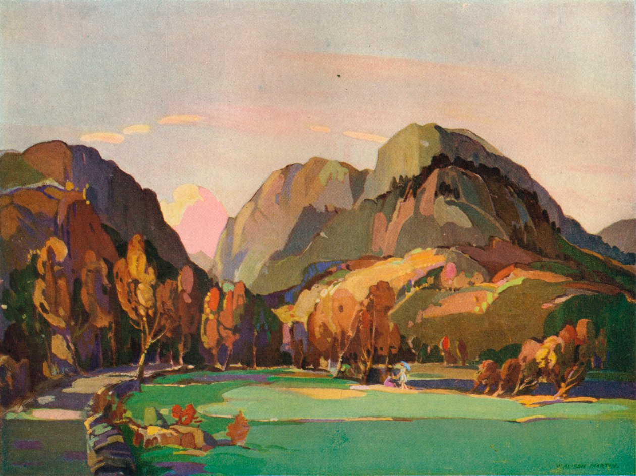 "Aberglaslynin sola", vuodelta 1927 tekijältä William Alison Martin