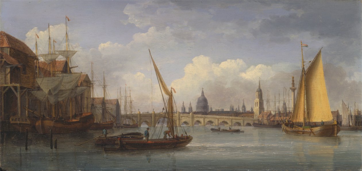 London Bridge, jossa St. Paulin katedraali kaukana tekijältä William Anderson