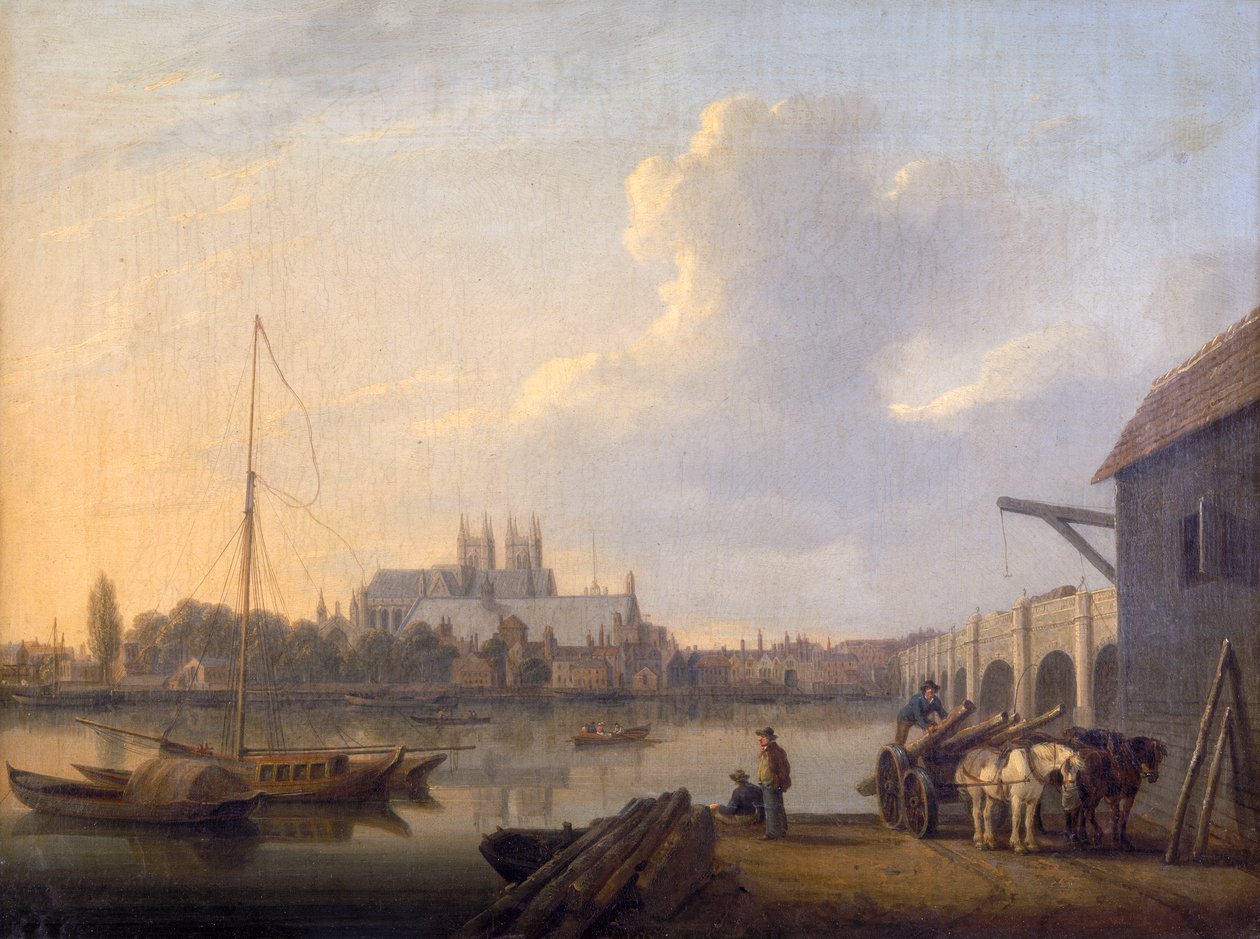 "Westminster etelästä", c1810 tekijältä William Anderson