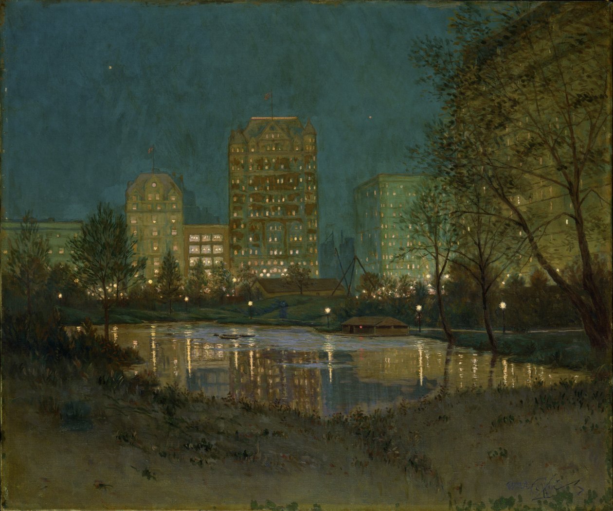 Keskuspuisto ja Plaza, 1917-1918. tekijältä William Anderson Coffin
