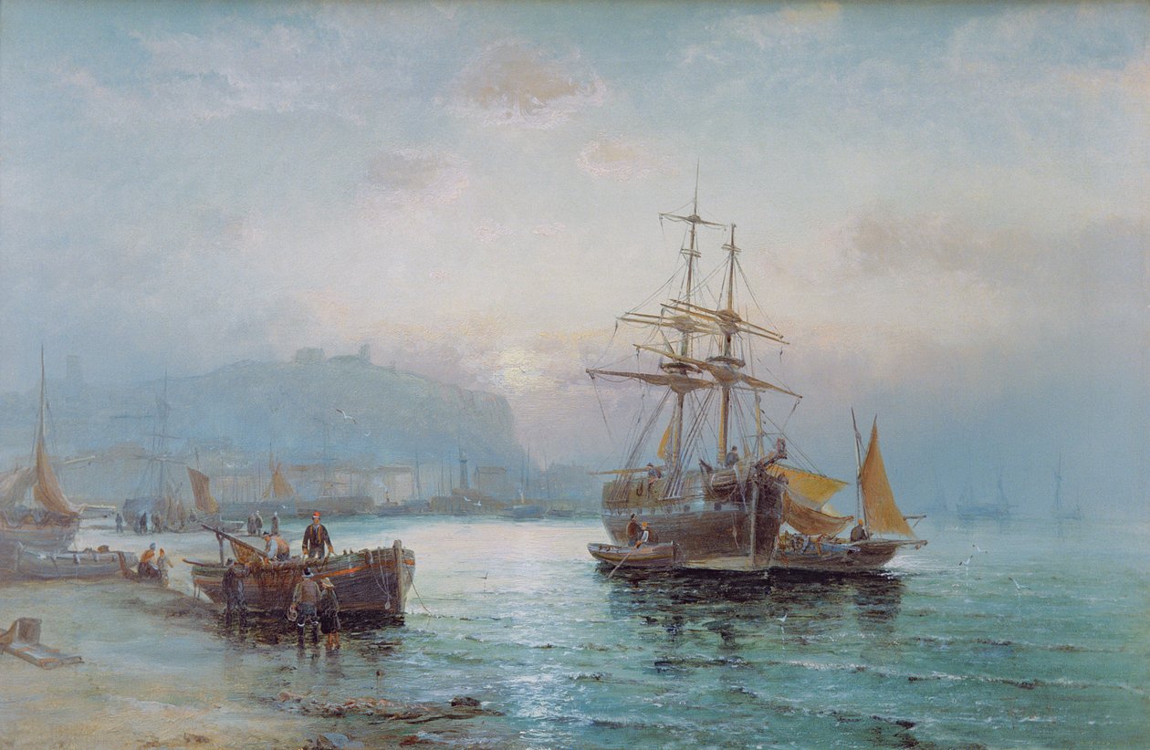 Scarboroughin satama tekijältä William Anslow Thornley