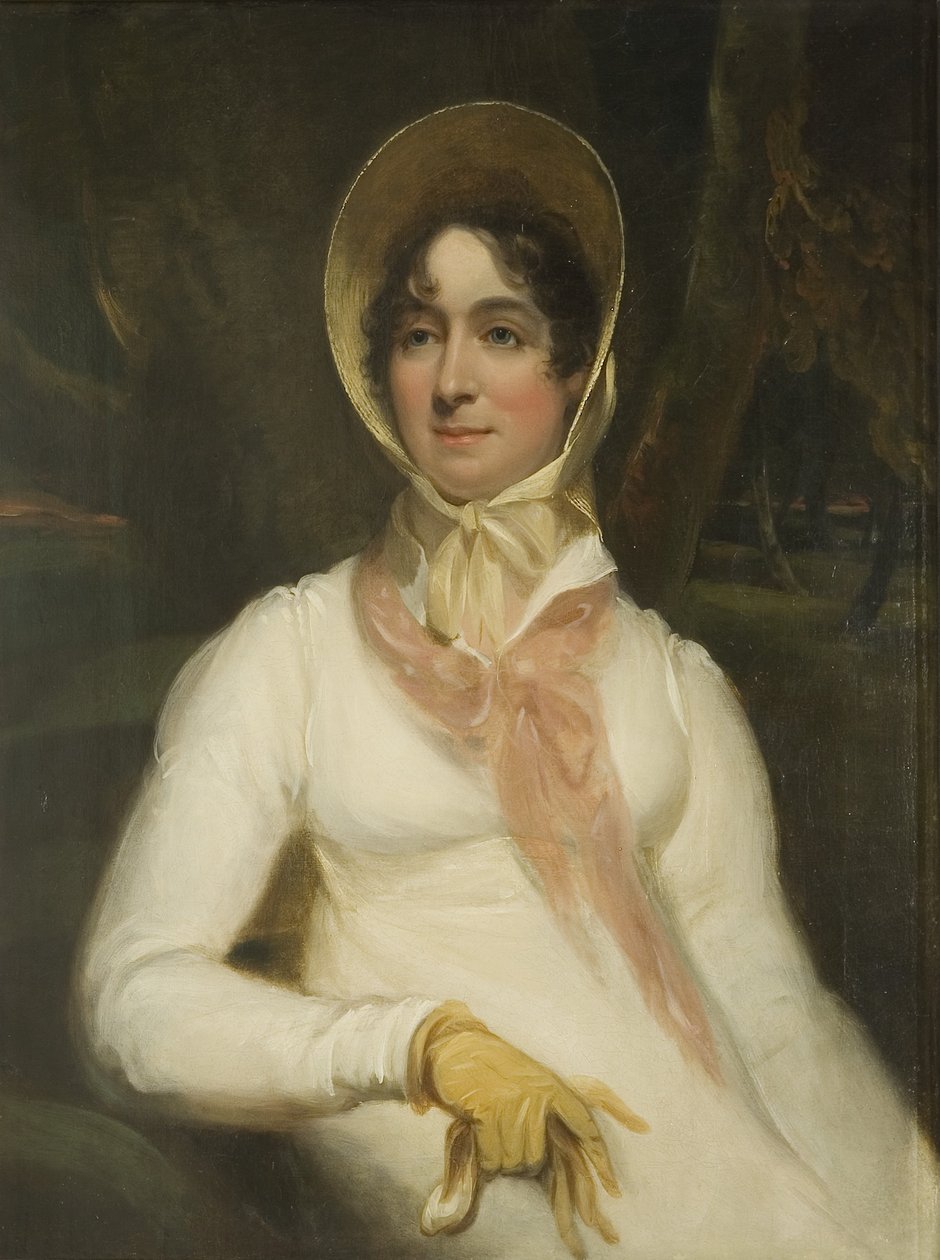 rouva Charles Hodges, n. 1810-1815 (öljy kankaalle) tekijältä William Armfield Hobday