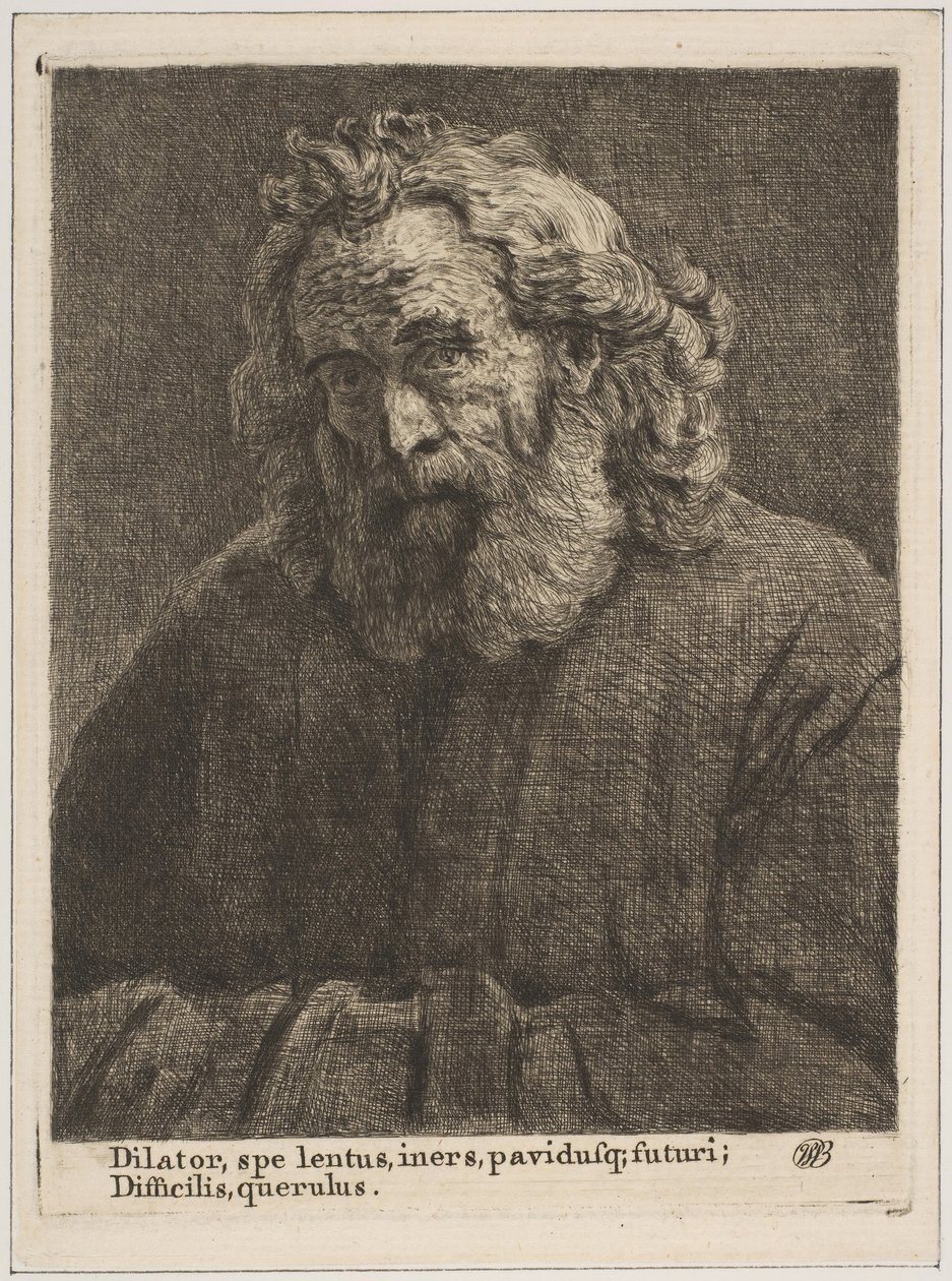 Vanha mies pitkällä parta, 1761. tekijältä William Baillie