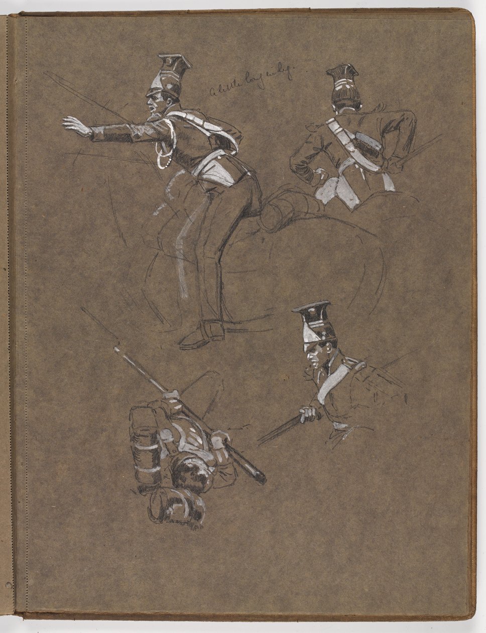 Tutkimuksia öljymaalaukseen, ?Lippu: Albuhera, 16.5.1811? tekijältä William Barnes Wollen