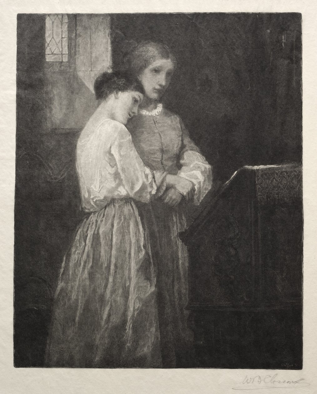 Kuuntelijat, 1887. tekijältä William Baxter Palmer Closson