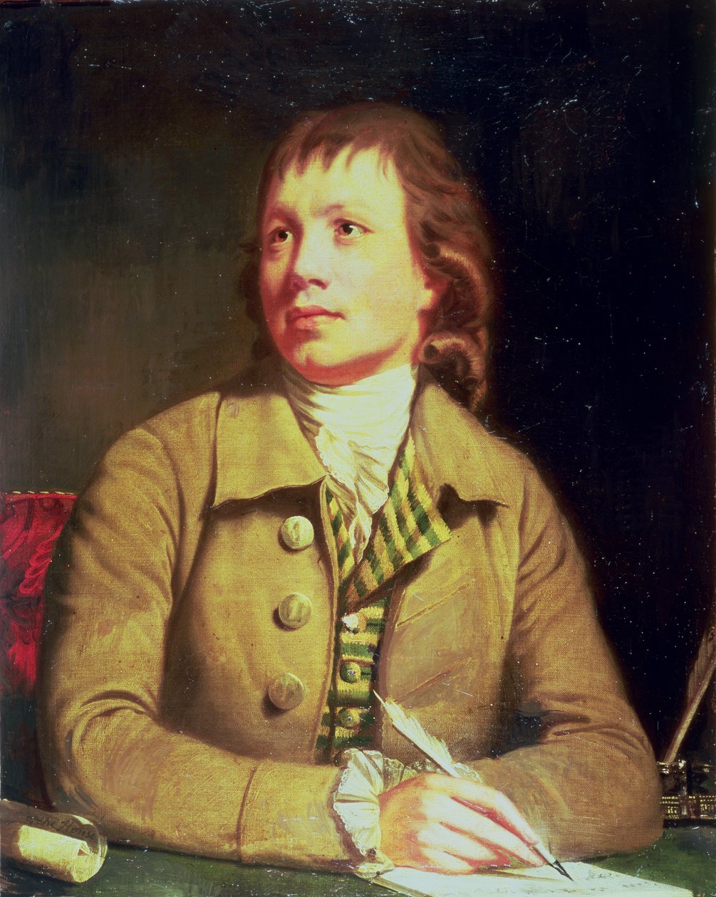 Puolipitkä muotokuva herrasmiehestä tekijältä William Beechey