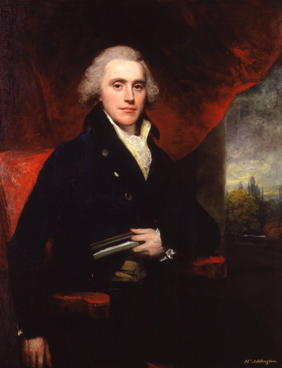 Henry Addington, 1. varakreivi Sidmouth (kaiverrettu 1803) tekijältä William Beechey