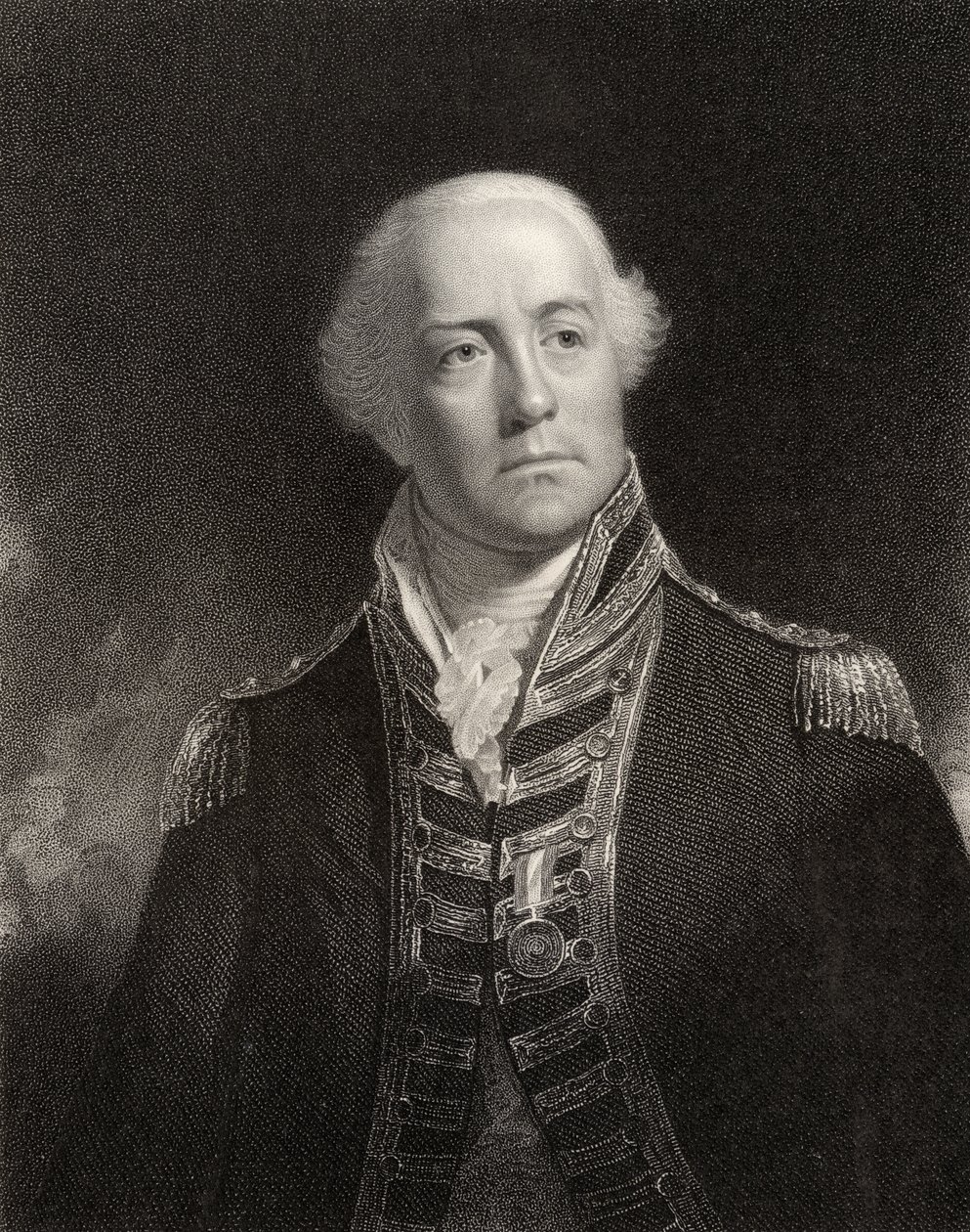 James Gambier, kaiverrettu W. Hollin toimesta, National Portrait Gallery, Volume V, julkaistu noin vuonna 1835. tekijältä William Beechey