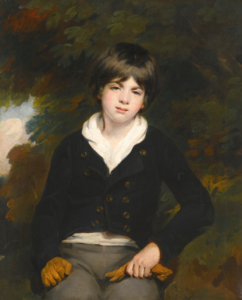 Pojan muotokuva, jonka sanotaan olevan Master Barker. tekijältä William Beechey
