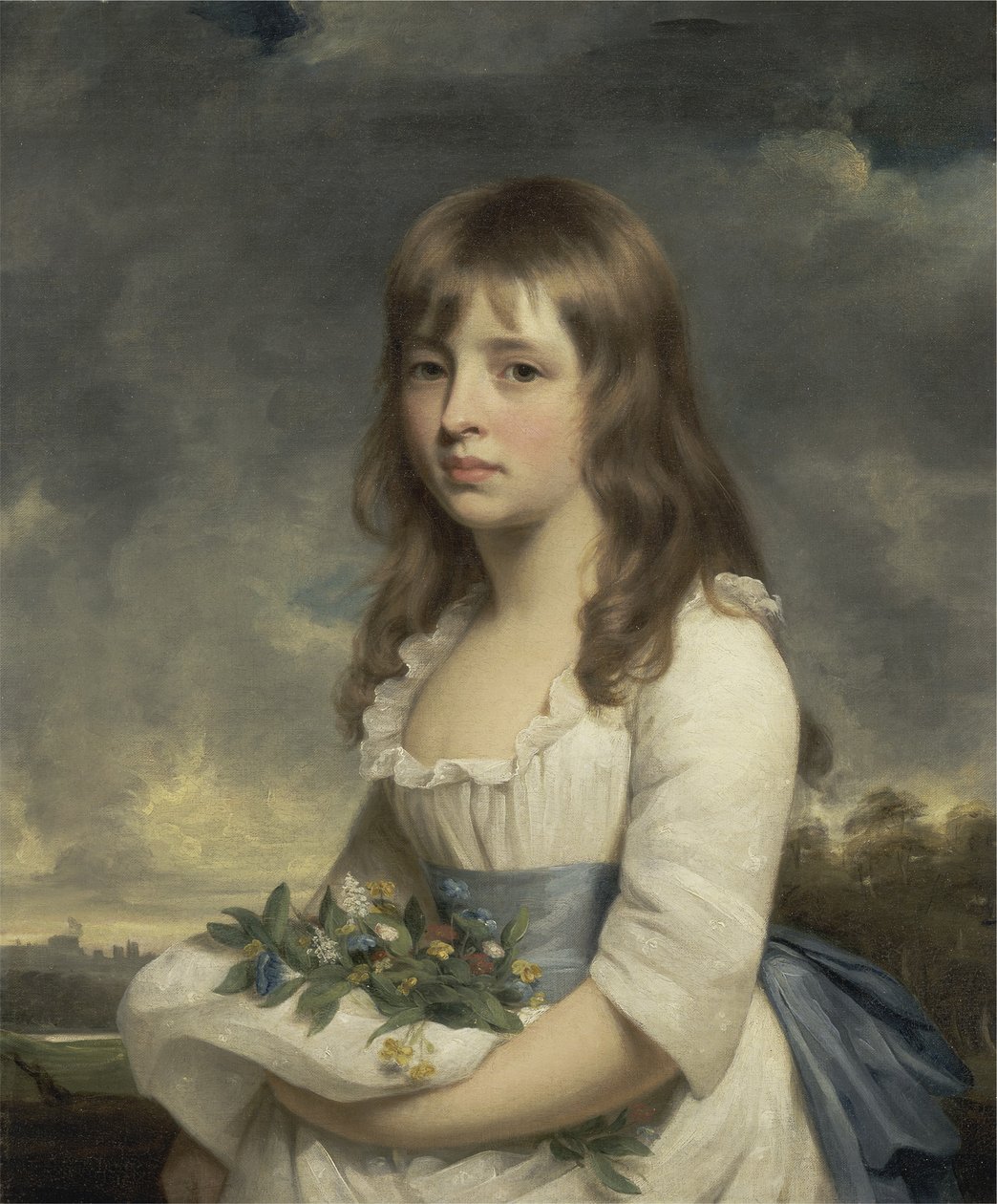 Tytön muotokuva, n. 1790 (öljy kankaalle) tekijältä William Beechey