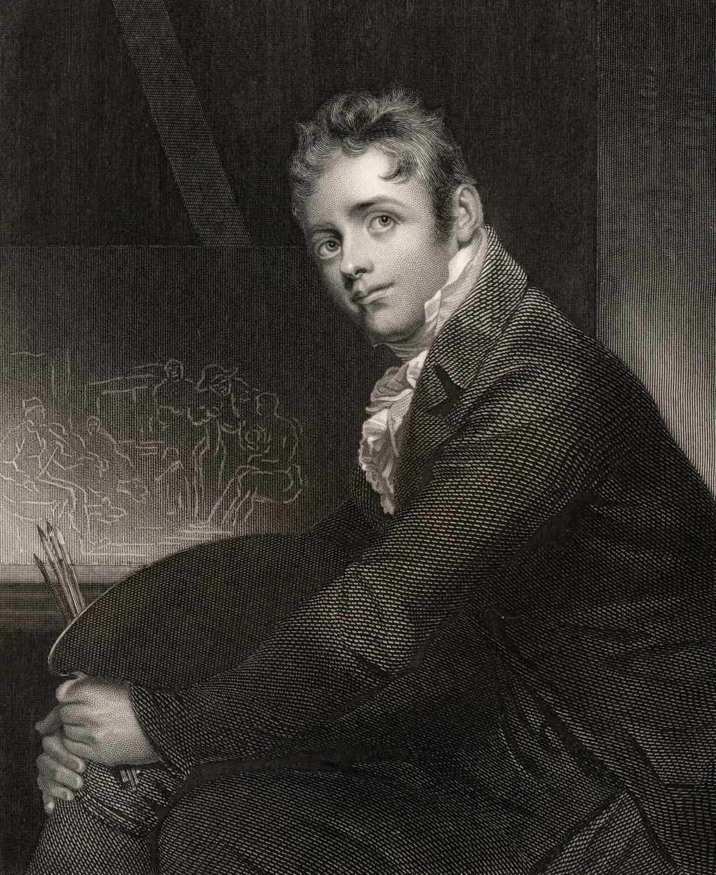 Sir David Wilkie, kaiverrettu H. Robinson, National Portrait Gallerysta, osa V, julkaistu noin 1835 tekijältä William Beechey