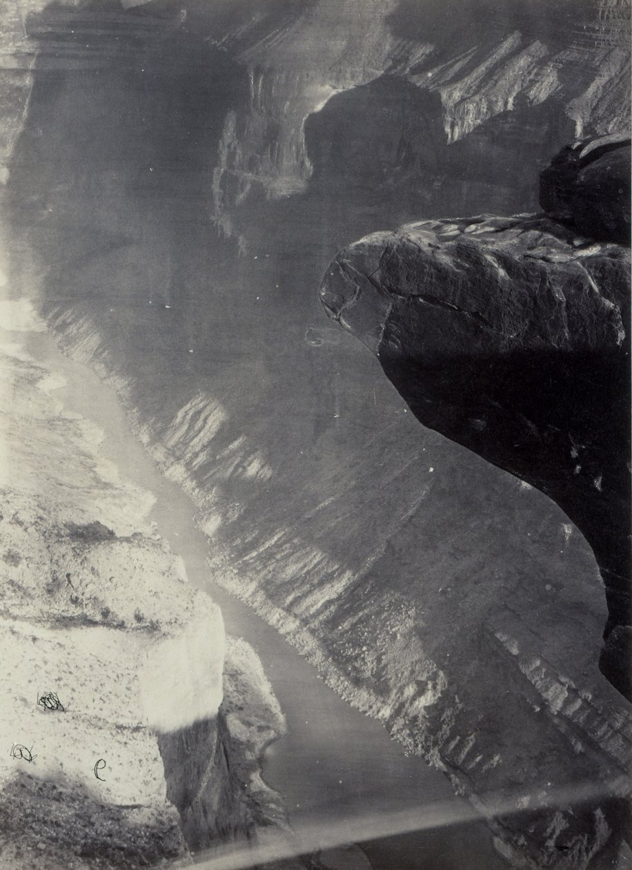 Katse etelään Grand Cañoniin, Colorado-joki, Sheavwitzin risteys. tekijältä William Bell
