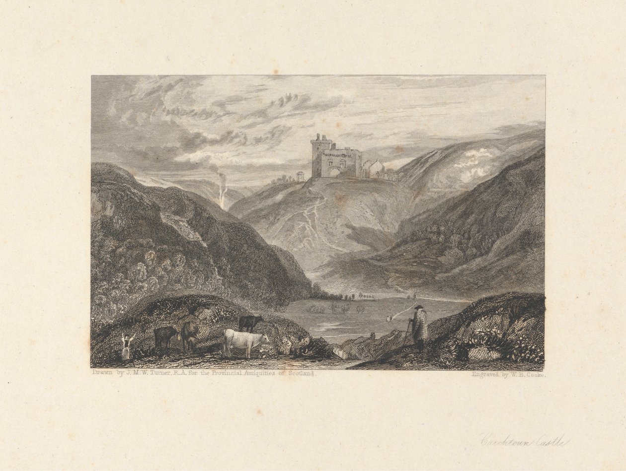 Castelo de Crichton finlandês tekijältä William Bernard Cooke