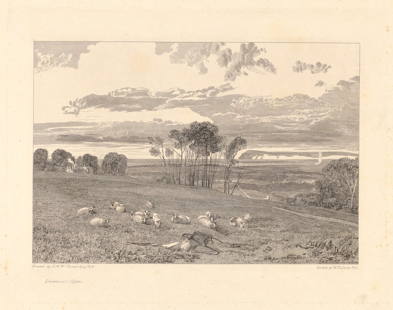Crowhurst, Sussex tekijältä William Bernard Cooke