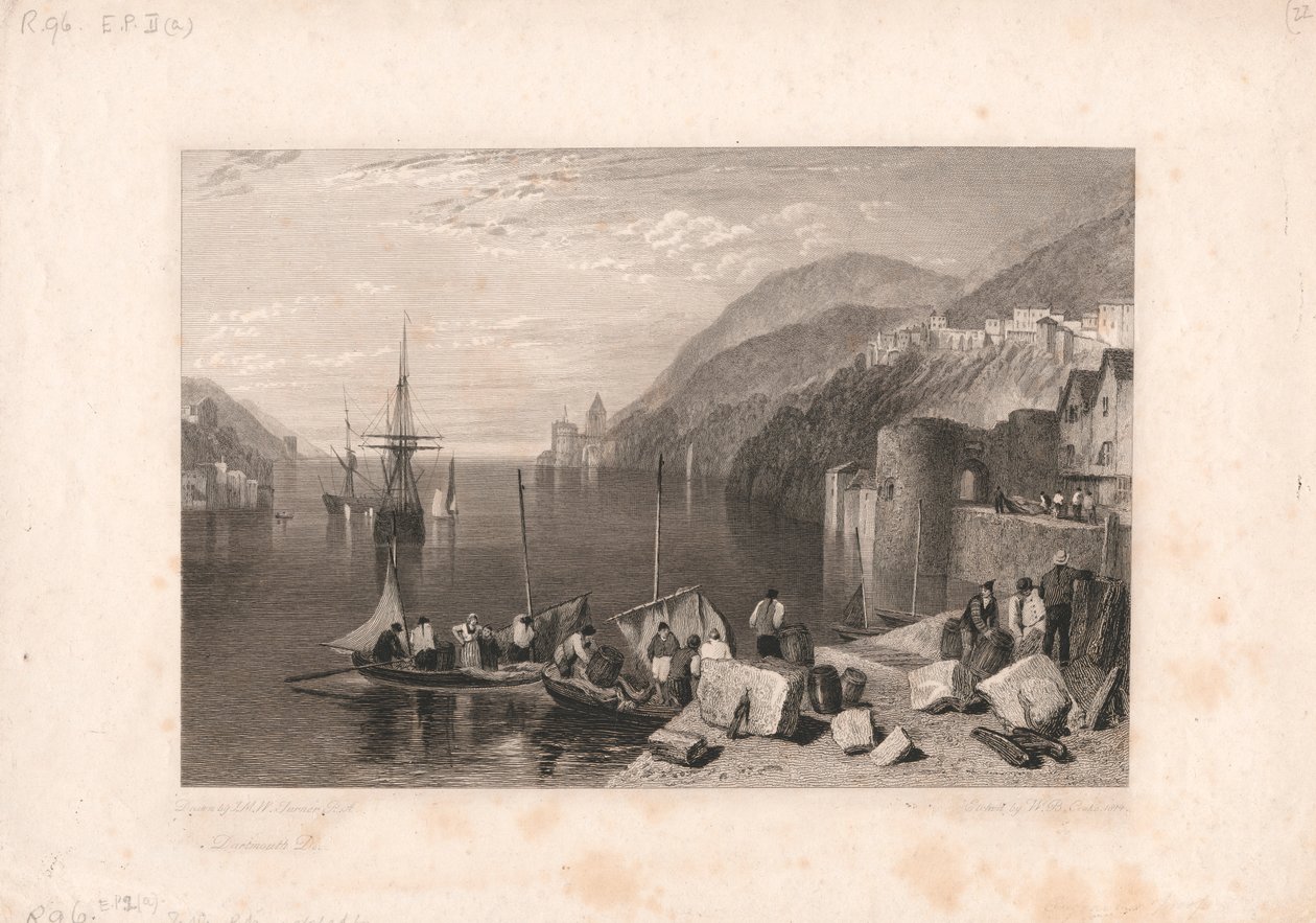 Dartmouth, Devon tekijältä William Bernard Cooke
